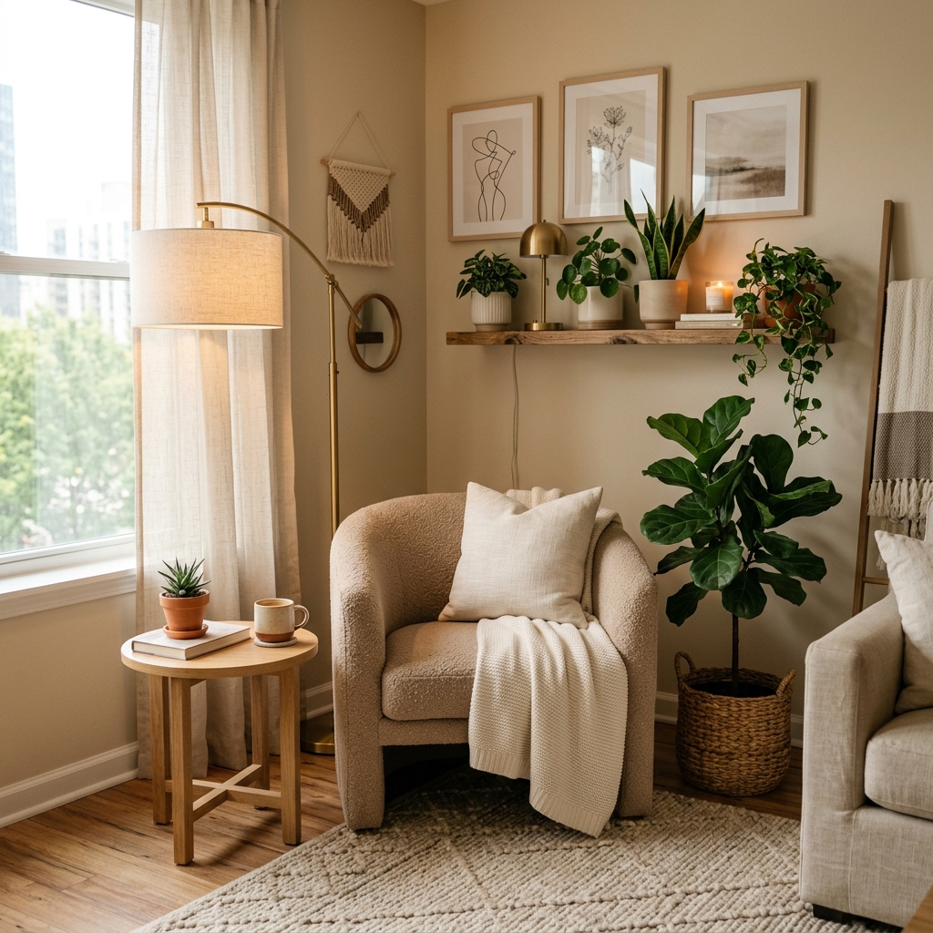 Living Room Design CTA Background