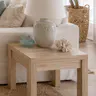 2. light wood rounded table...
