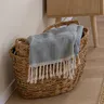 3. beige woven natural rug...