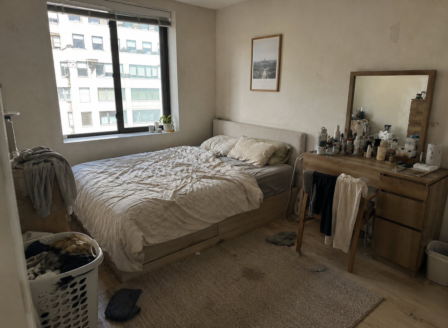Dated Master Bedroom to Organic Modern Airy Suite before