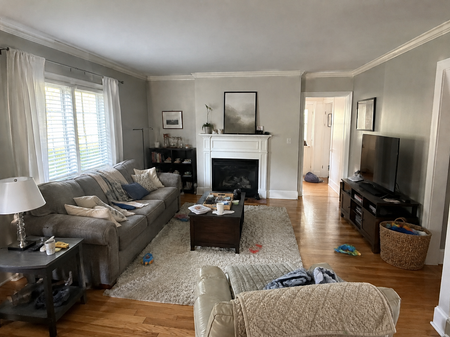 AI Living Room Design before