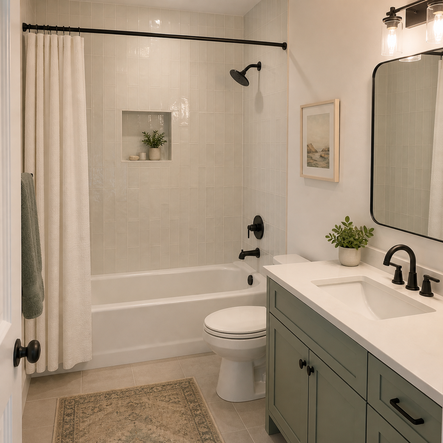 Bathroom design scenario