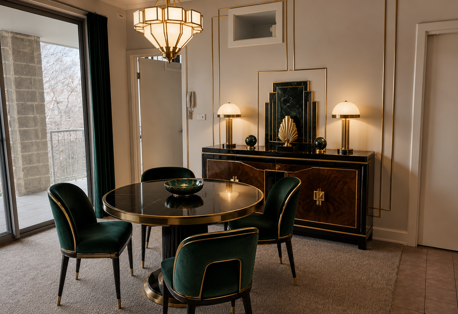 Art Deco room style
